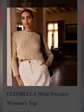 CLEOBELLA dixie sweater small